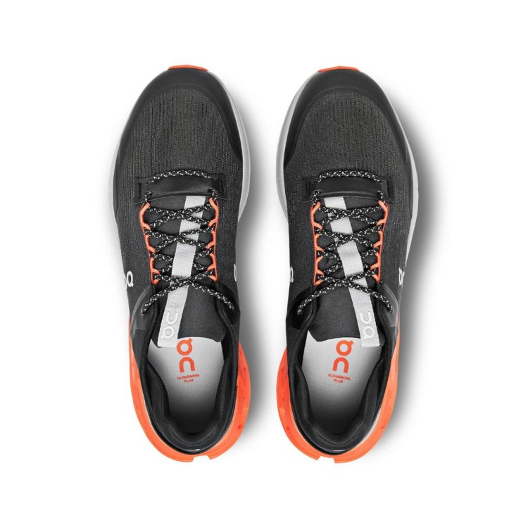 Buty męskie On Running Cloudnova Flux czarno-pomarańczowe