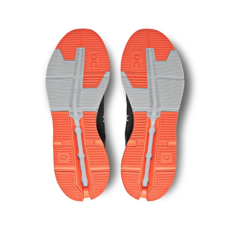 Buty męskie On Running Cloudnova Flux czarno-pomarańczowe