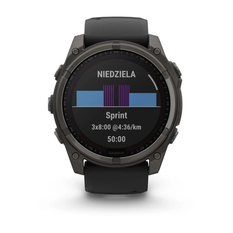 Zegarek Garmin fenix® 8 - 51 mm - Solar - Pebble grey