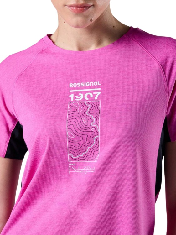 Koszulka damska Rossignol Sapa Ultra Tee electric fuchsia