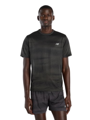 Koszulka męska New Balance Athletics Printed black/grey