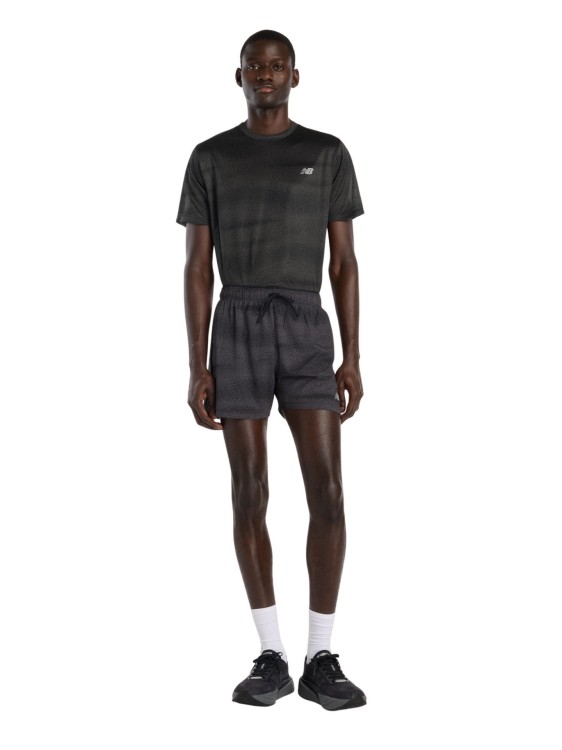 Koszulka męska New Balance Athletics Printed black/grey