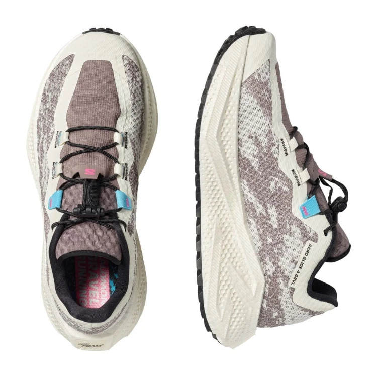 Buty biegowe damskie Salomon Aero Glide 4 GRVL vanilla Ice/black