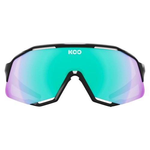 Okulary Koo Demos Black / Green Mirror