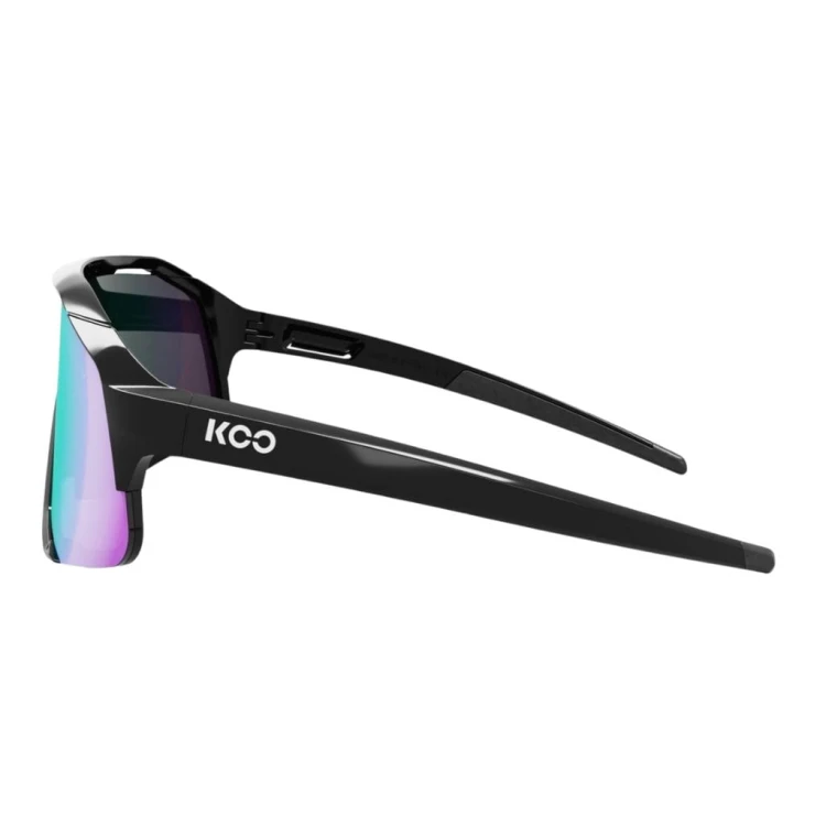 Okulary Koo Demos Black / Green Mirror