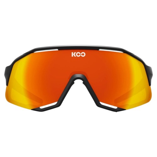 Okulary Koo Demos Black Matt / Red Mirror