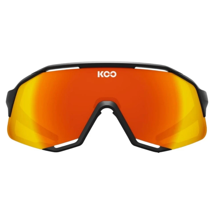 Okulary Koo Demos Black Matt / Red Mirror