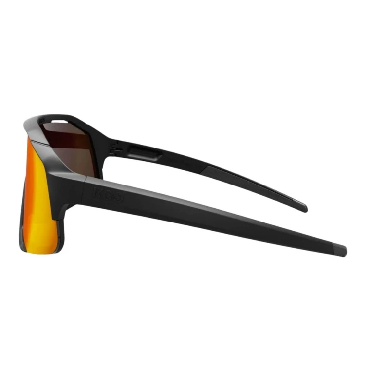 Okulary Koo Demos Black Matt / Red Mirror