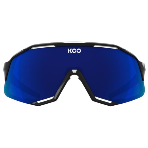 Okulary Koo Demos Black Blue / Blue Sky Mirror
