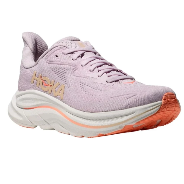Buty biegowe damskie HOKA Clifton 10 lilac cream/tangerine glow