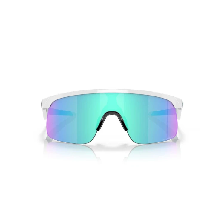 Okulary przeciwsłoneczne dziecięce Oakley Resistor polished white/prizm sapphire
