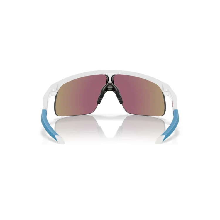 Okulary przeciwsłoneczne dziecięce Oakley Resistor polished white/prizm sapphire