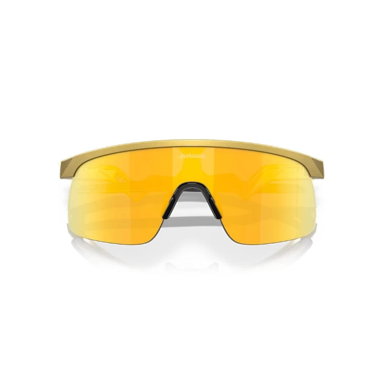 Okulary przeciwsłoneczne dziecięce Oakley Resistor Patrick Mahomes II Collection olympic gold/prizm 24k
