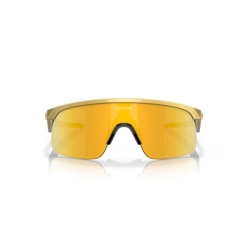 Okulary przeciwsłoneczne dziecięce Oakley Resistor Patrick Mahomes II Collection olympic gold/prizm 24k