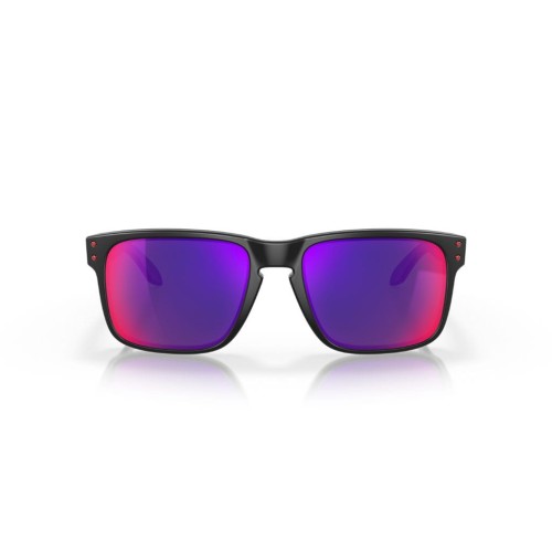Okulary przeciwsłoneczne Oakley Holbrook matte black/red iridium
