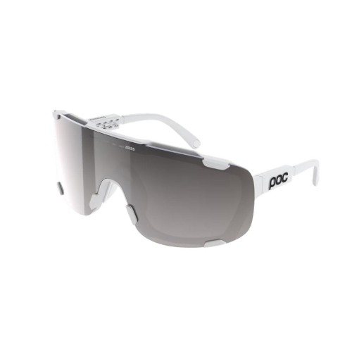 Okulary rowerowe POC Devour Mid white/clarity road/sunny silver