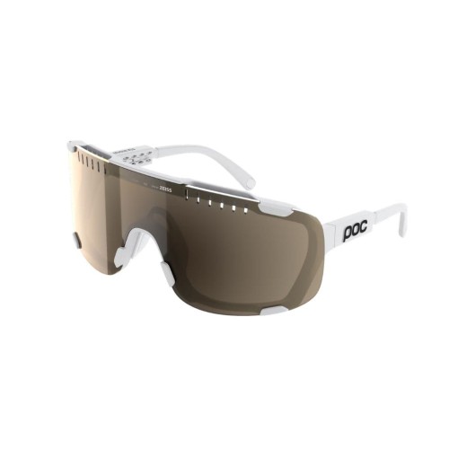 Okulary rowerowe POC Devour Mid hydrogen white/clarity trail /partly sunny silver