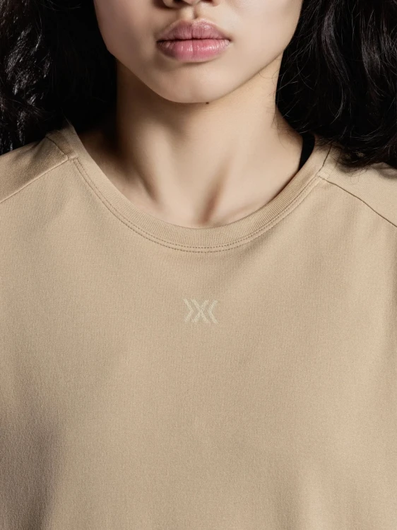 Koszulka damska X-BIONIC Xceed Run Discover Shirt sand