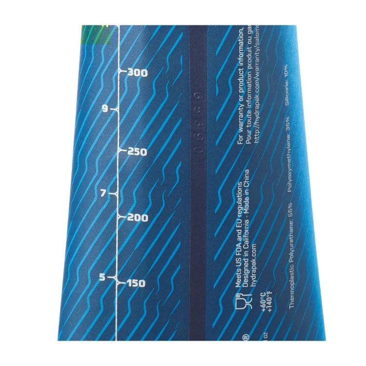 Bidon biegowy Salomon soft flask 400ml insulated clear blue