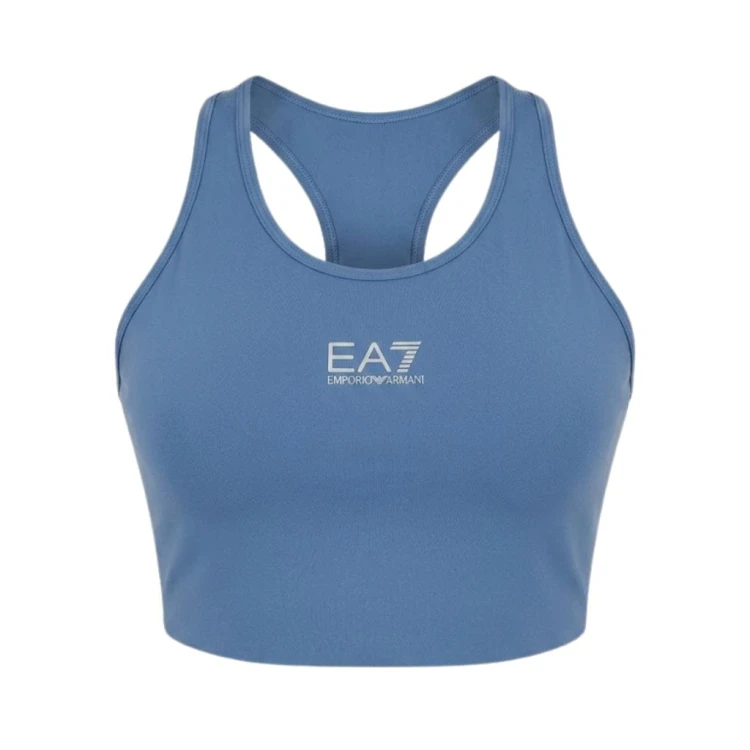 Biustonosz treningowy EA7 Emporio Armani VIGOR7 Light Blue