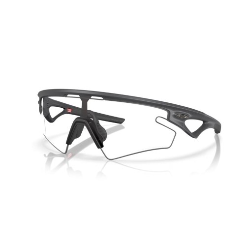 Okulary przeciwsłoneczne Oakley Sphaera Slash Carbon/clear to black photochromic