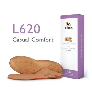 Wkładki ortopedyczne na płaskostopie damskie Aetrex Casual L620W