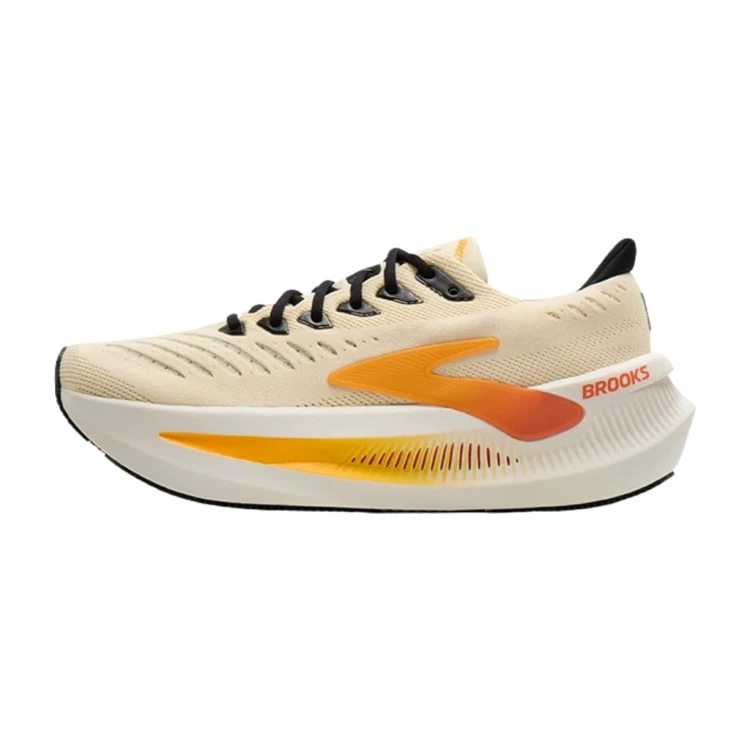 Buty do biegania męskie Brooks Glycerin Max 2 kremowo-pomarańczowe