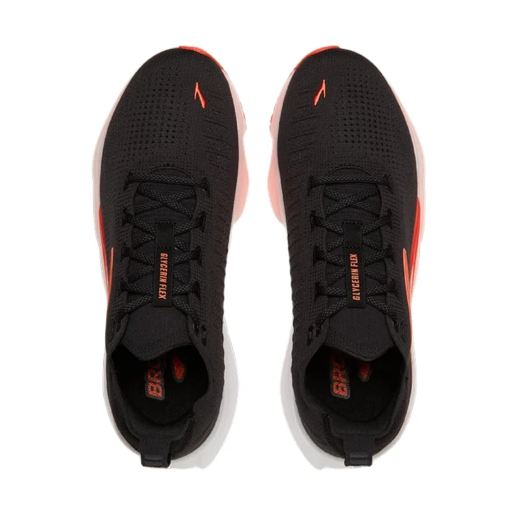 Buty do biegania męskie Glycerin Flex czarno-czerwone