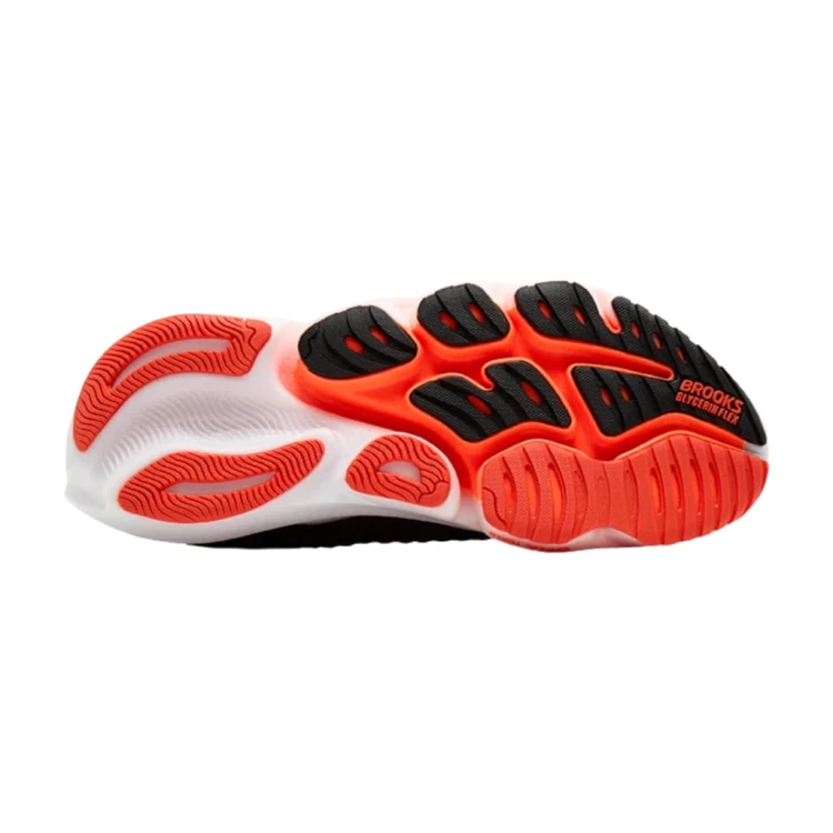 Buty do biegania męskie Glycerin Flex czarno-czerwone