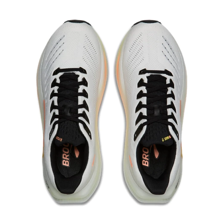 Buty do biegania damskie Glycerin Max 2 biało-pomarańczowe