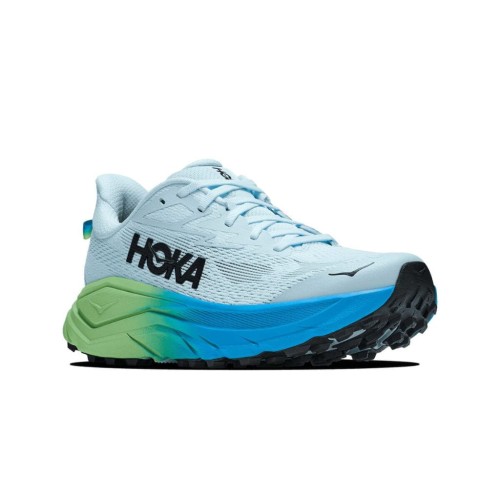 Buty biegowe damskie HOKA Challenger 8 glimmering blue / tart apple