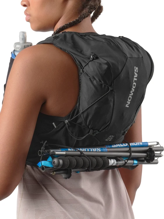 Kamizelka do biegania damska Salomon Advance Skin 12 Set black/asphalt