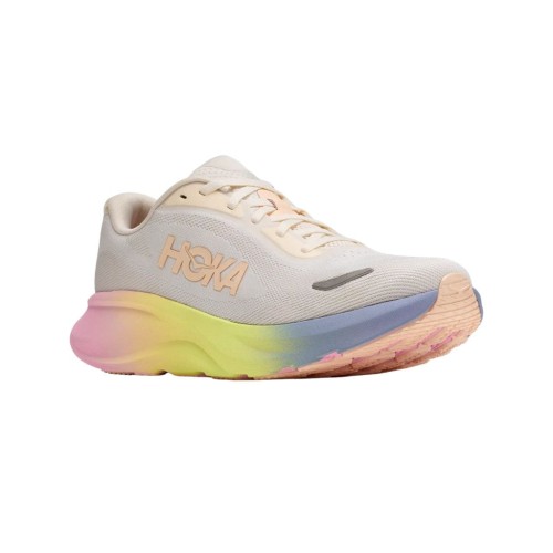 Buty biegowe damskie HOKA Rincon 5 alabaster / tangerine glow