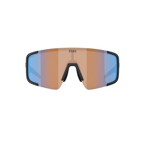 Okulary przeciwsłoneczne Bliz P003 matte black/coral/orange mirror blue