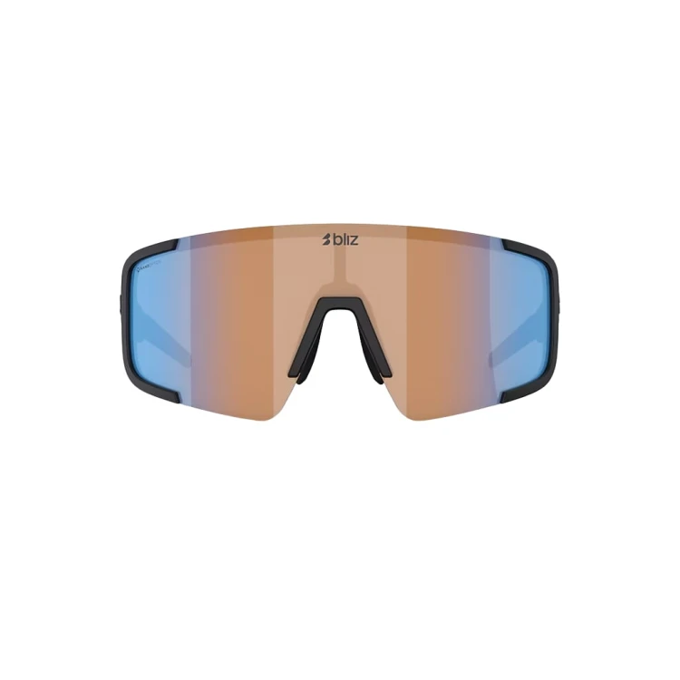Okulary przeciwsłoneczne Bliz P003 matte black/coral/orange mirror blue