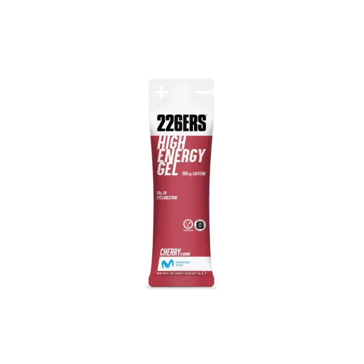 Żel energetyczny 226ERS High Energy Gel wiśnia 76g kofeina 160mg