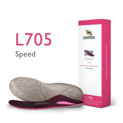 Wkładki ortopedyczne damskie do biegania Aetrex Speed L705 ze wsparciem śródstopia