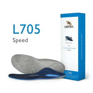 Wkładki ortopedyczne męskie do biegania Aetrex Speed L705 ze wsparciem śródstopia