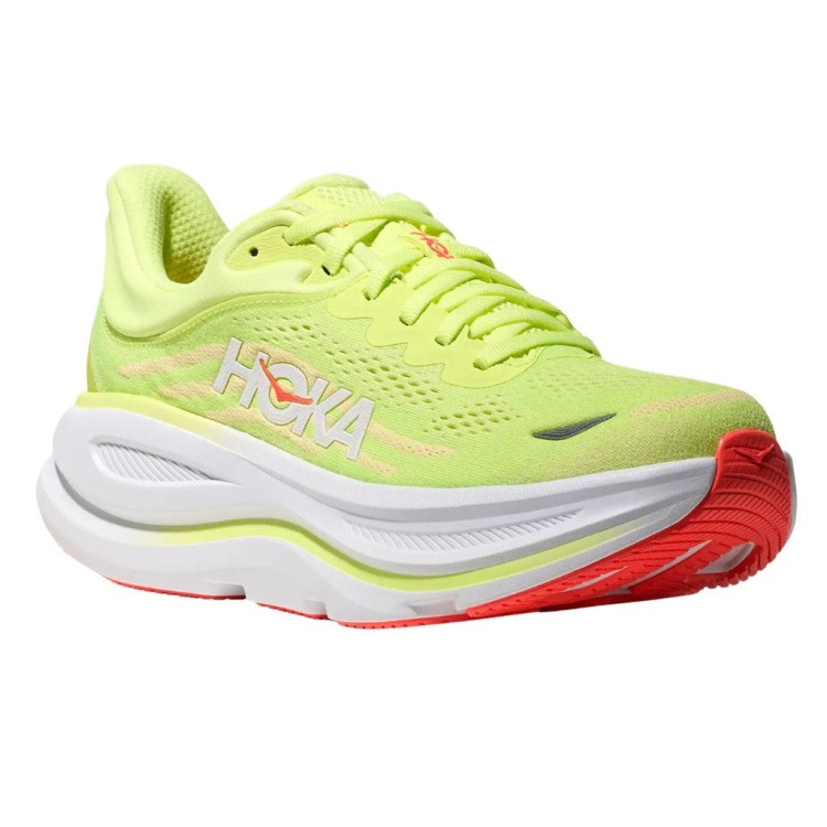 Buty biegowe damskie HOKA Bondi 9 neon yuzu/sunlight