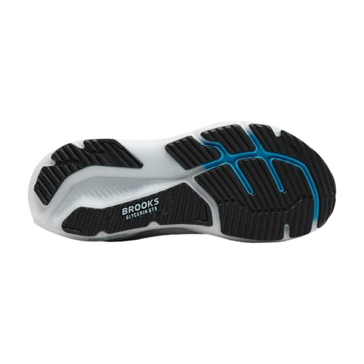 Buty do biegania męskie Brooks Glycerin GTS 23 biało-błękitne