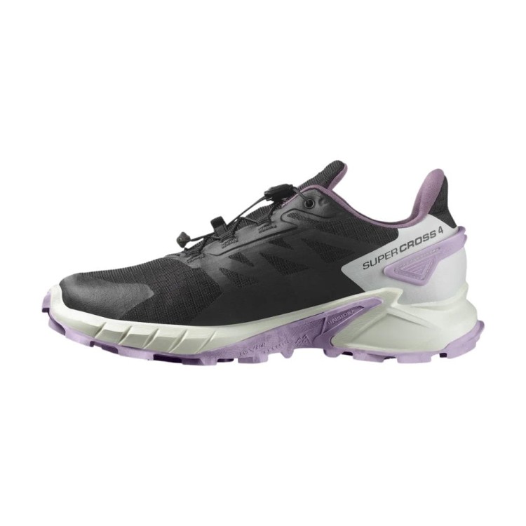 Buty damskie Salomon SuperCross 4 GTX W czarno fioletowe