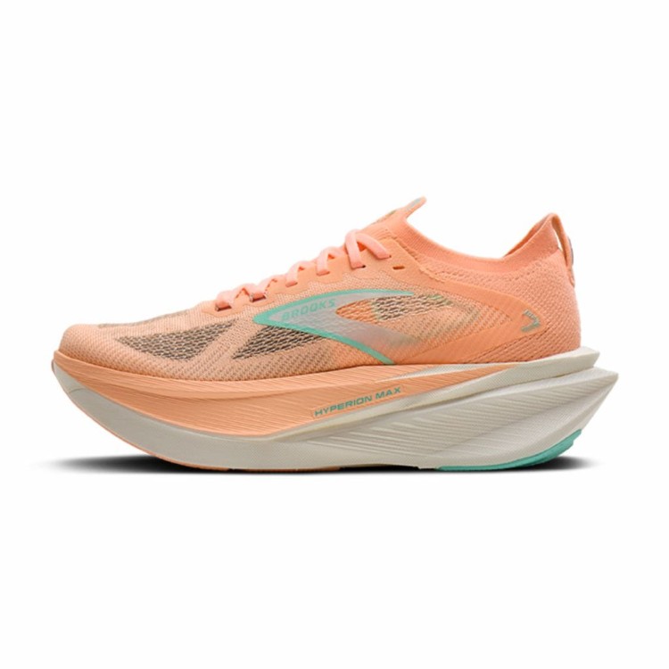 Buty do biegania damskie Brooks Hyperion Max 3 brzoskwiniowe
