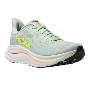 Buty biegowe damskie HOKA Clifton 10 Sea Glass/Neon Flame