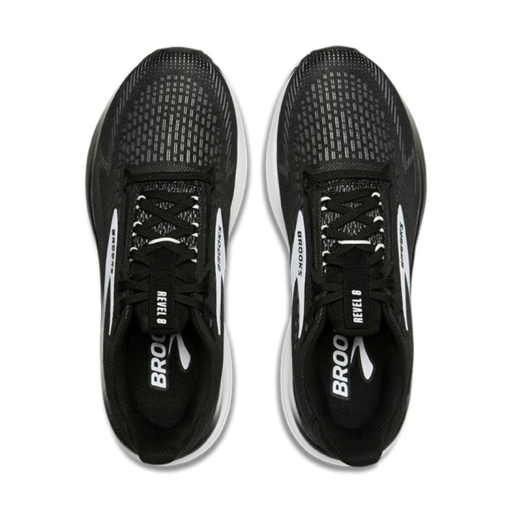 Buty do biegania męskie Brooks Revel 8 czarno-szare