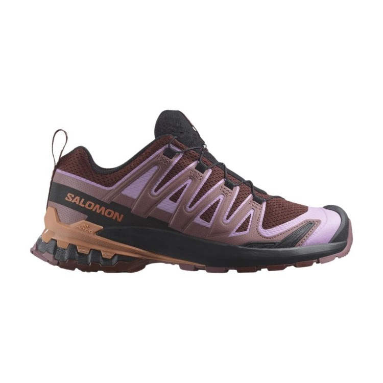 Buty damskie Salomon XA PRO 3D V9 W bordowe