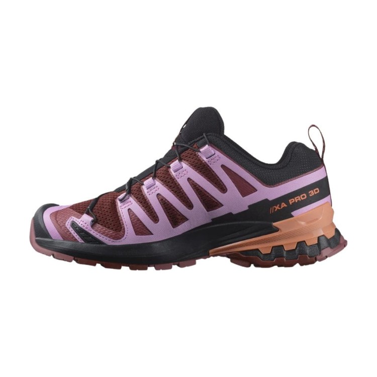 Buty damskie Salomon XA PRO 3D V9 W bordowe
