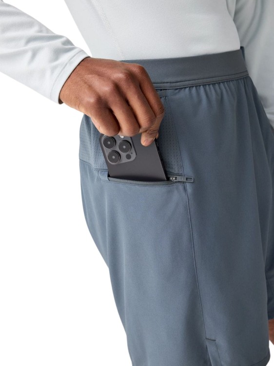 Spodenki męskie Brooks Journey 7" 2-in-1 Short szare