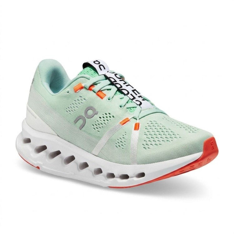 Buty damskie On Running Cloudsurfer zielono - biały