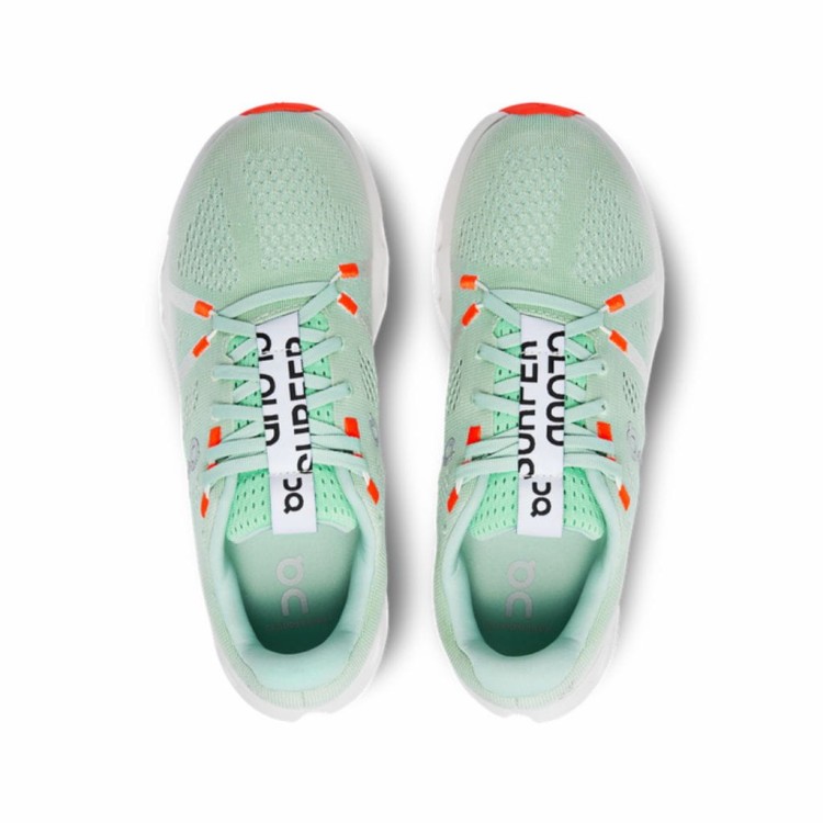 Buty damskie On Running Cloudsurfer zielono - biały