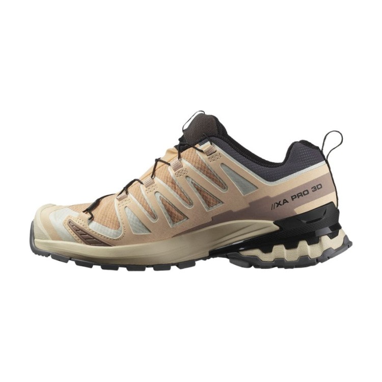 Buty damskie Salomon XA PRO 3D V9 GORE-TEX beżowe